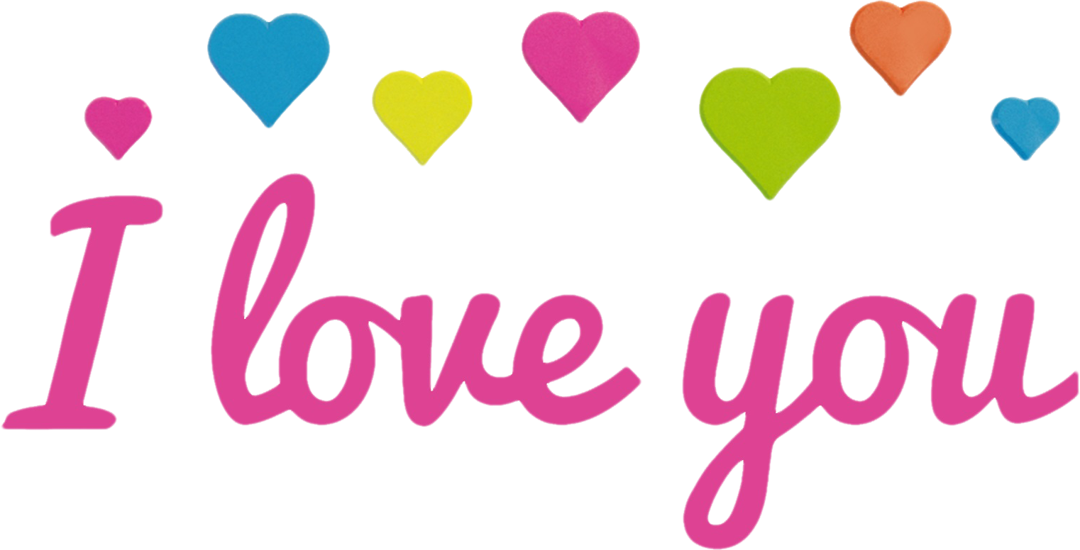 I Love You PNG Image Background