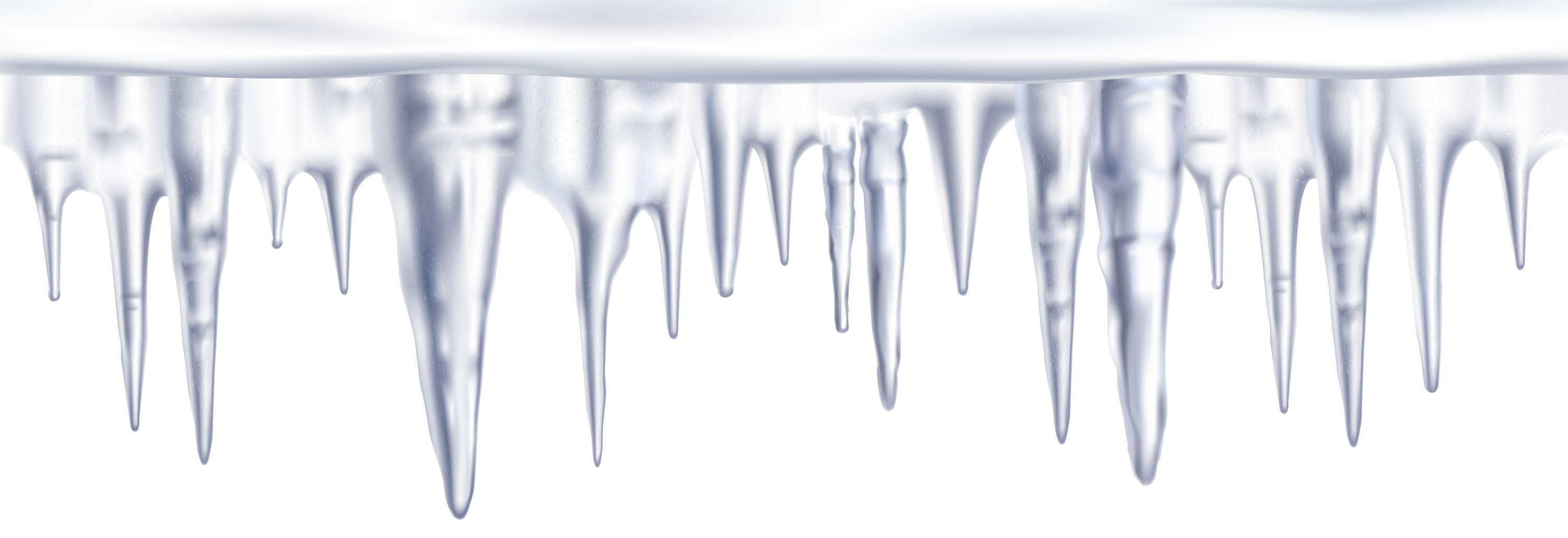 Icicles PNG Photo