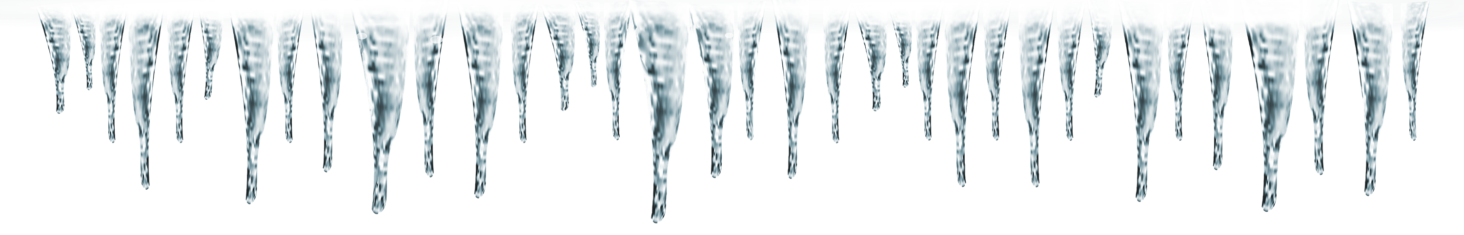 Icicles PNG Transparent Image