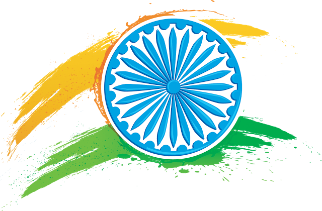 India Flag PNG Image Background