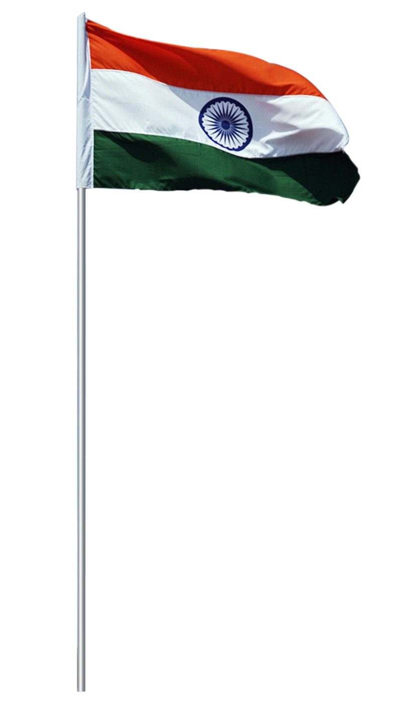 India Flag PNG Transparent Image