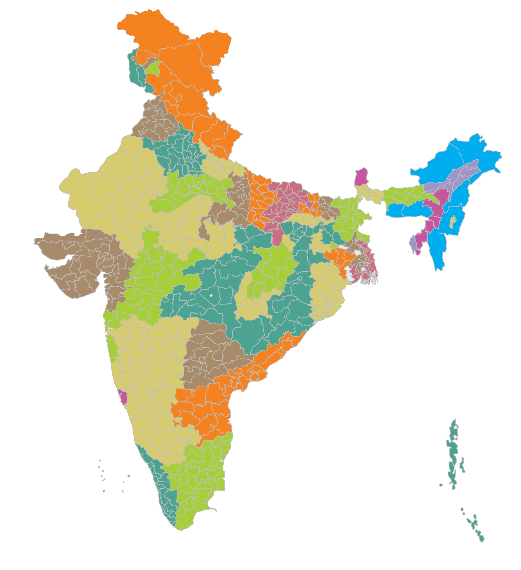 Índia mapa PNG fundo imagem