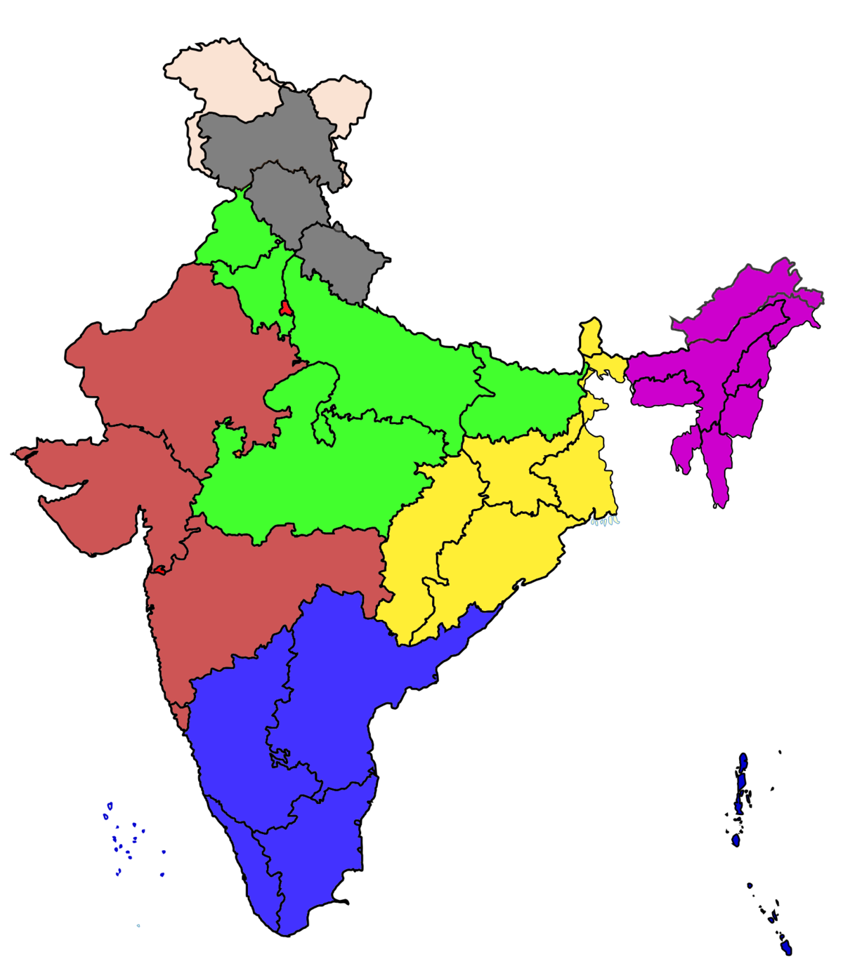 India Map PNG Image Transparent