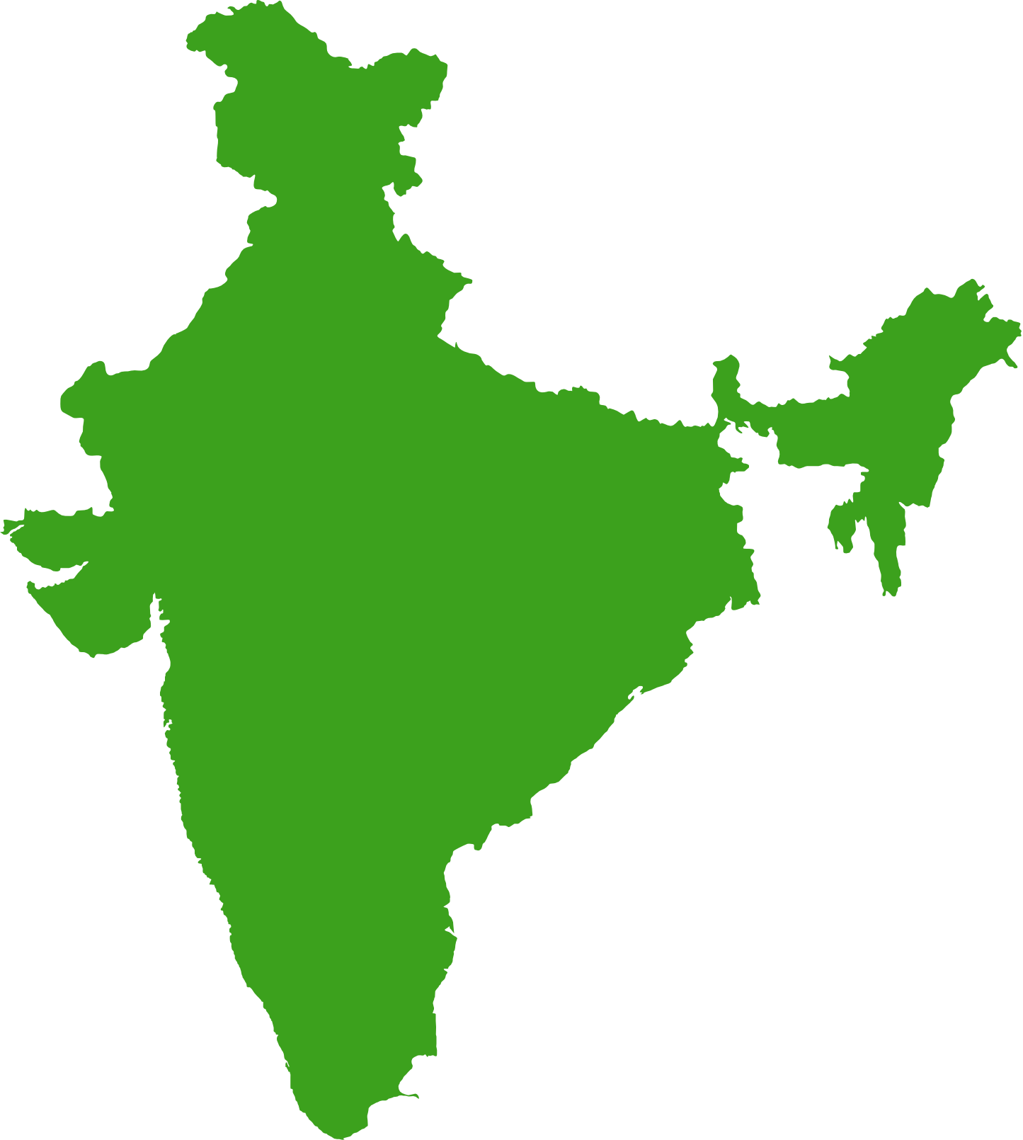 Mappa dellIndia Immagine Trasparente PNG