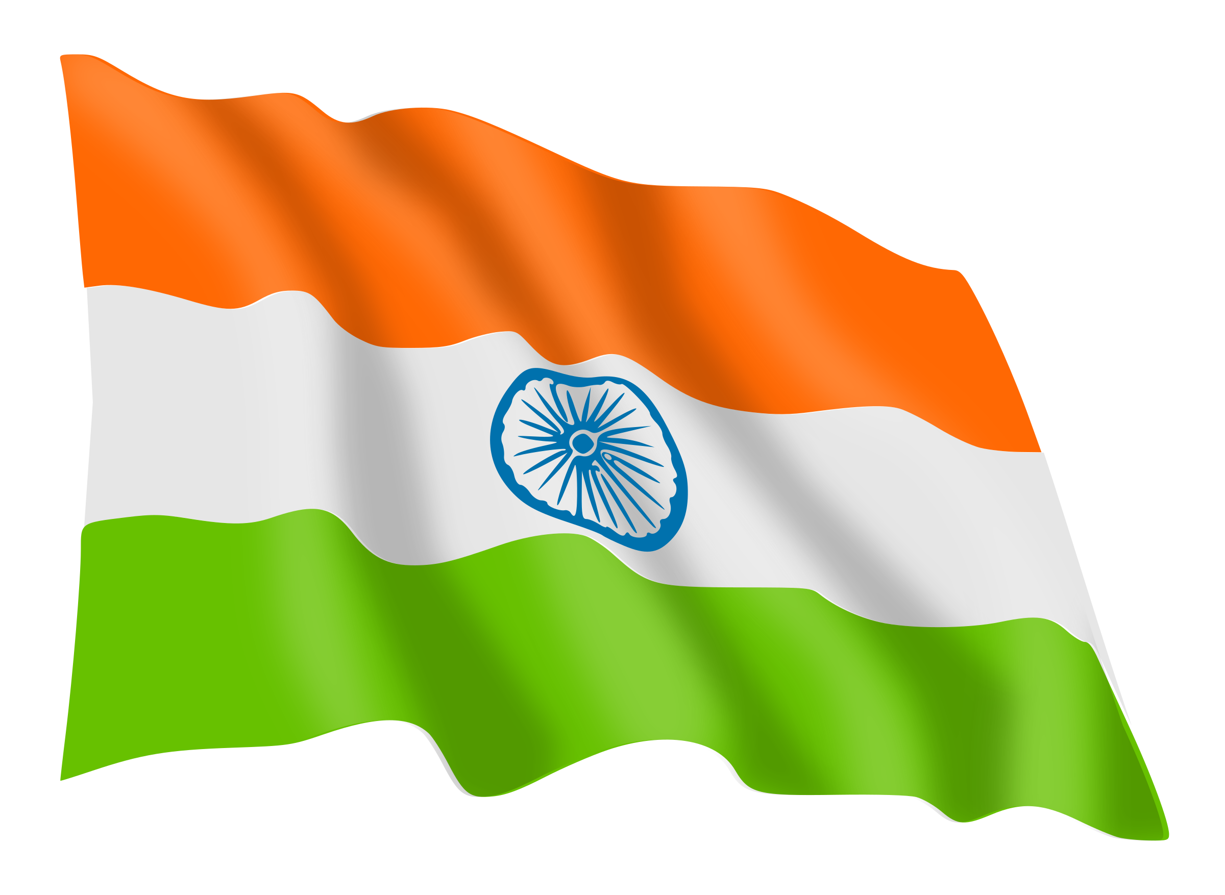 Indische Flagge PNG-Bild
