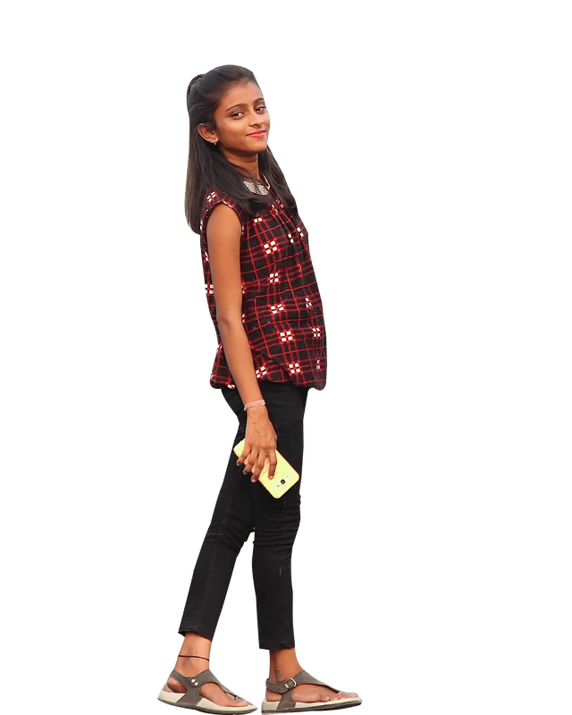 Indian Girl PNG Transparent Image