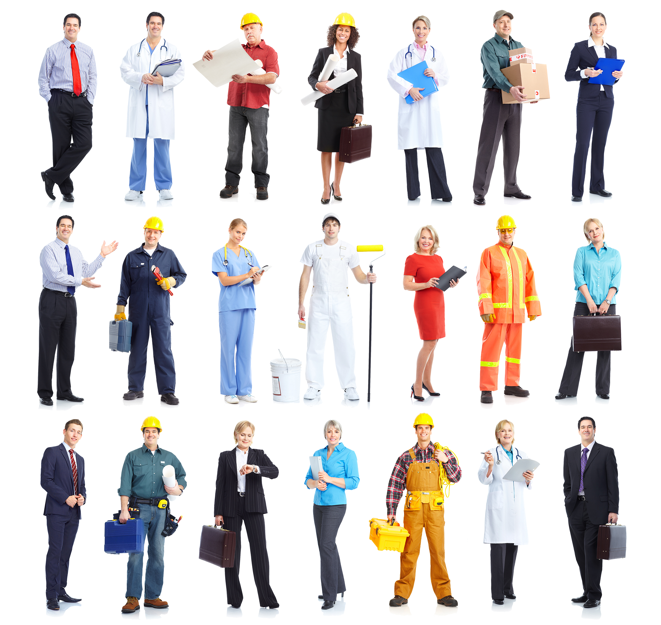 Industrial Worker PNG Image with Transparent Background
