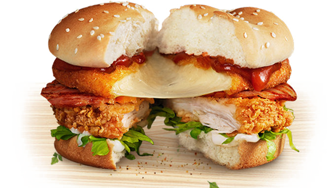KFC Burger PNG Background Image