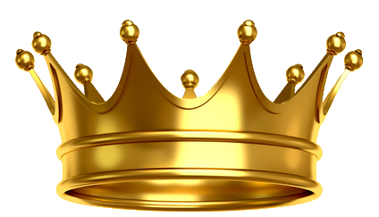 Rei coroa fundo transparente PNG