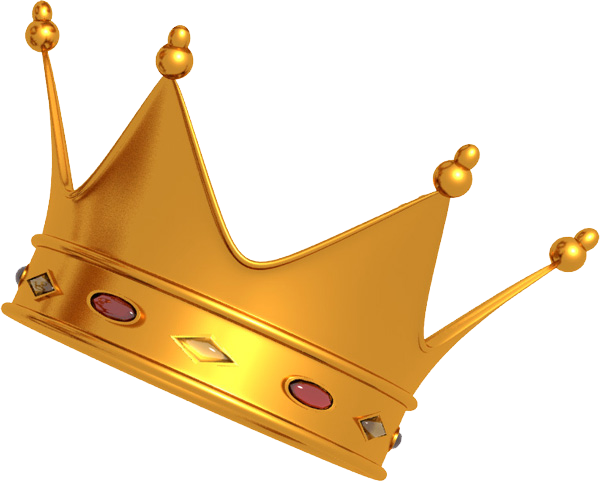 Koning Kroon Transparant Beeld