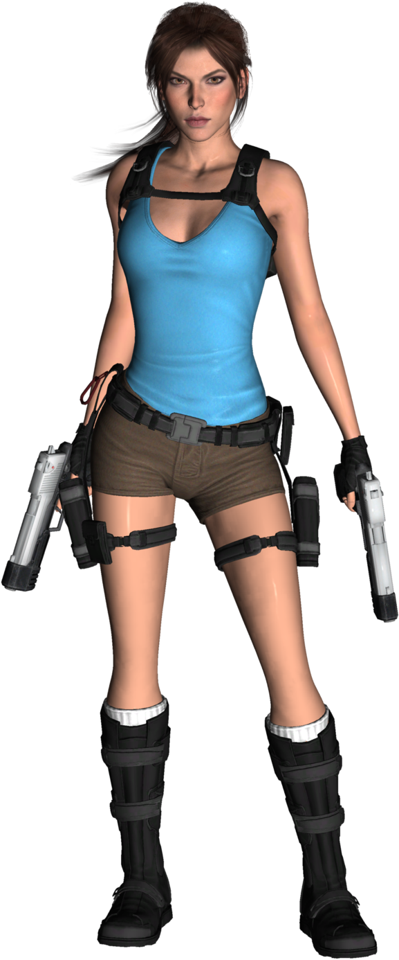 Lara Croft PNG-Bild transparent