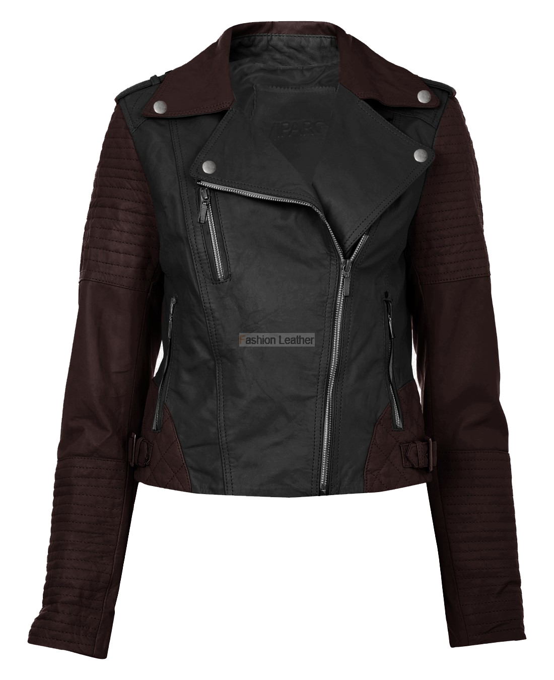 Leather Jacket Ladies PNG Background Image