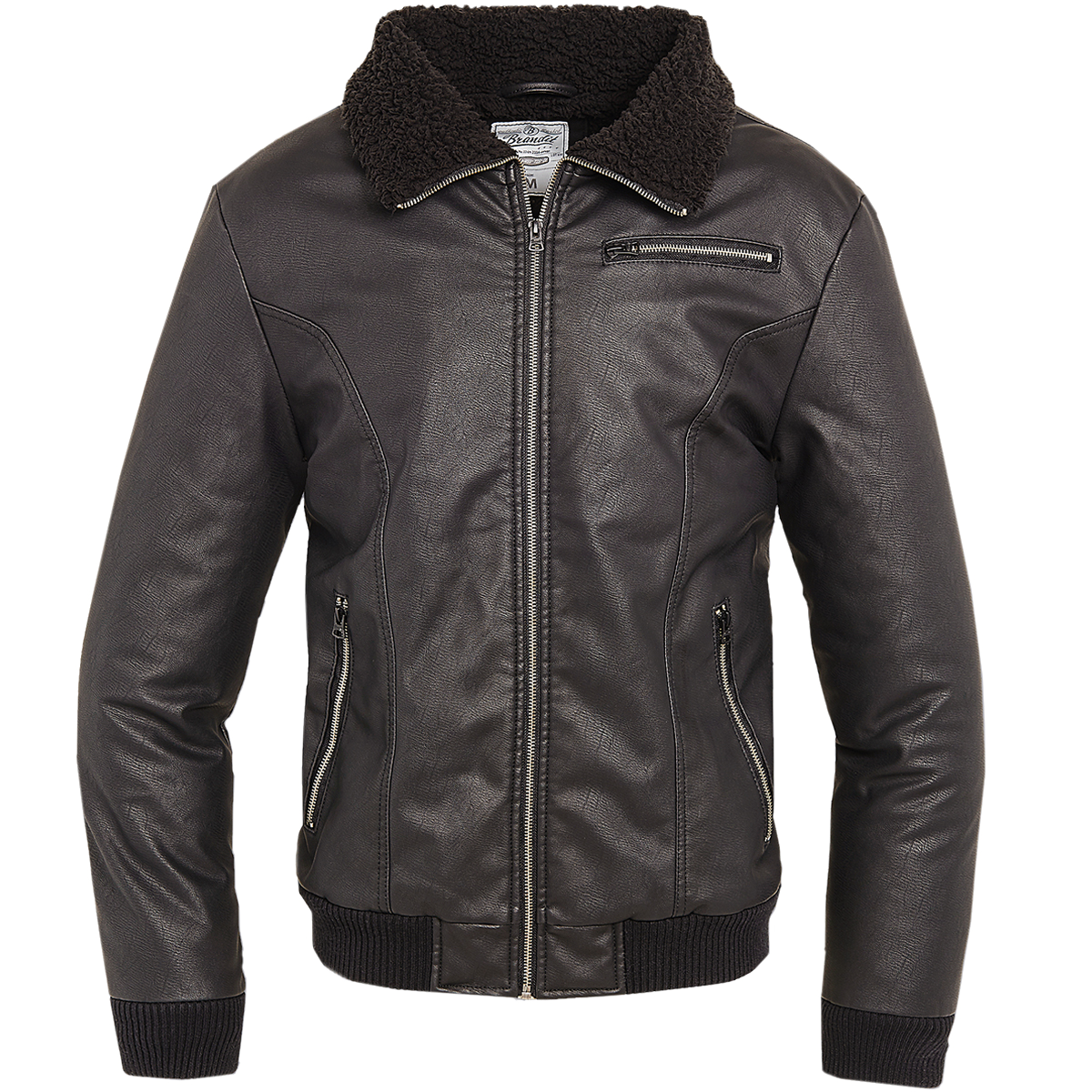 Leather Winter Coat Free PNG Image