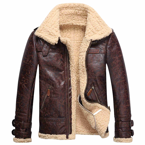 Leather Winter Coat PNG Image Transparent