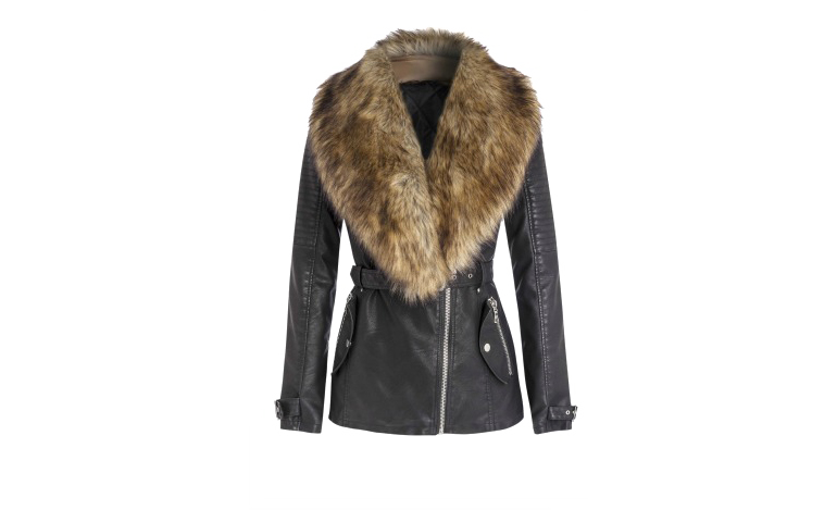 Leather Winter Coat Transparent