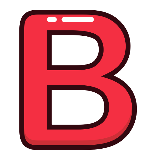 Letter B PNG High-Quality Image