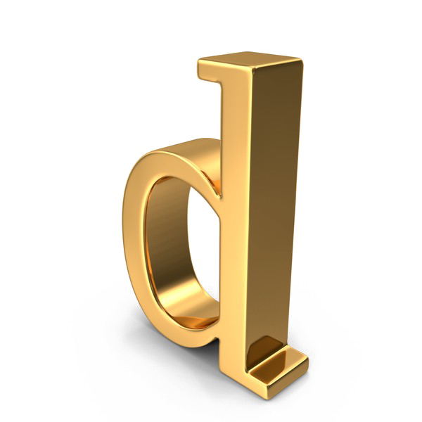 Letter D PNG High-Quality Image