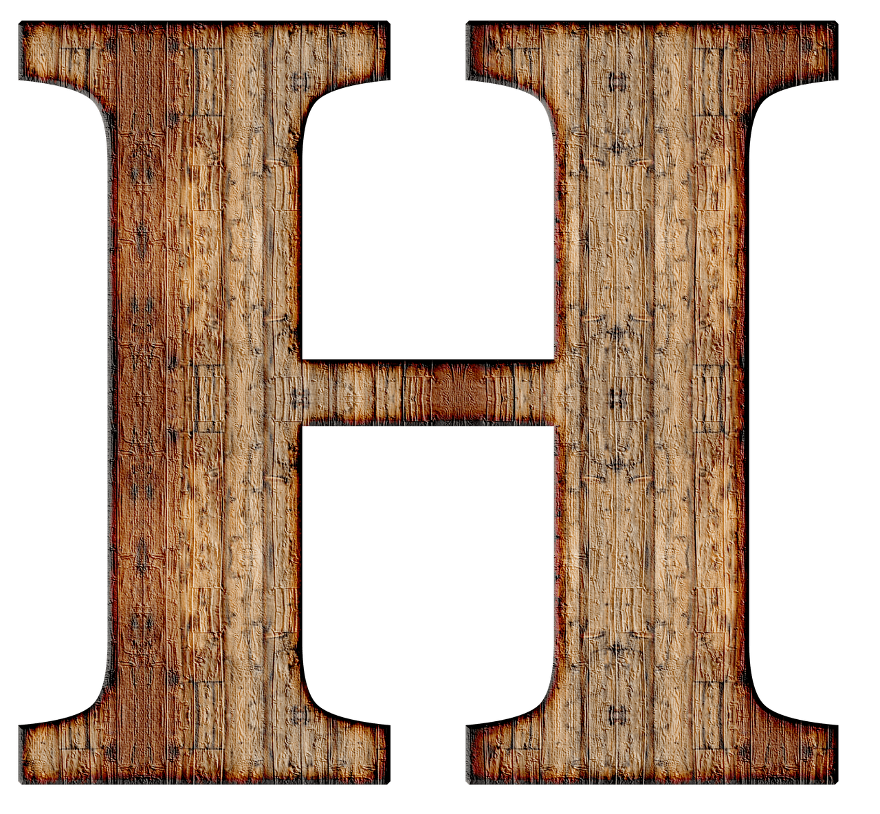 Letter H PNG-Afbeelding