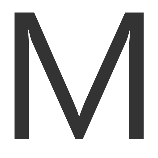 Letter M PNG High-Quality Image