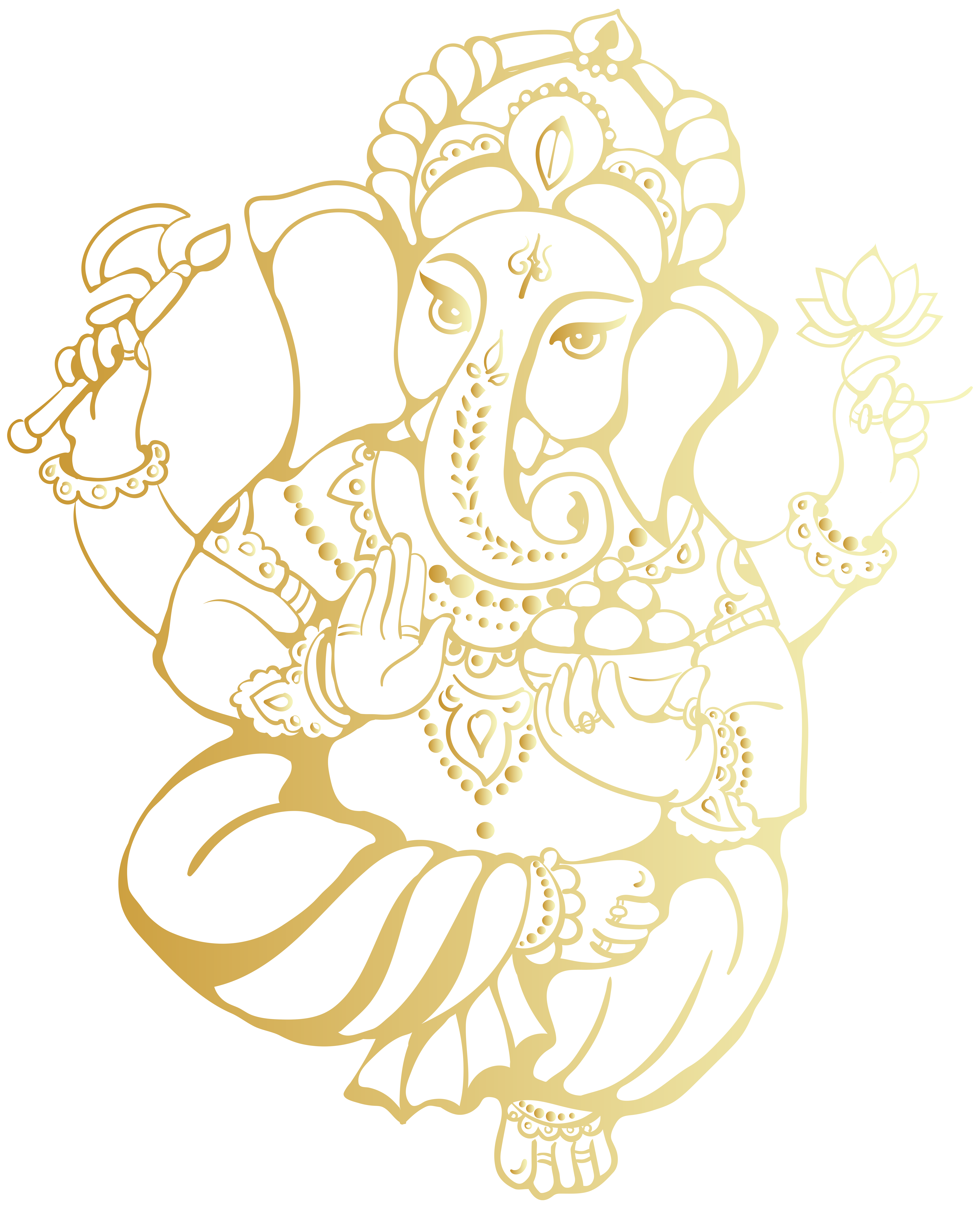 Lord Ganesh gratis immagine PNG