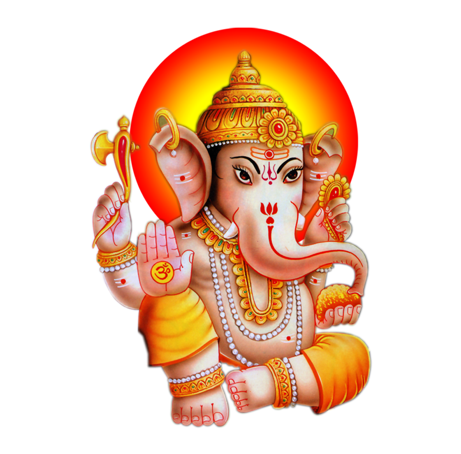 Lord Ganesh PNG Background Image