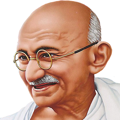 Mahatma Gandhi PNG High-Quality Image