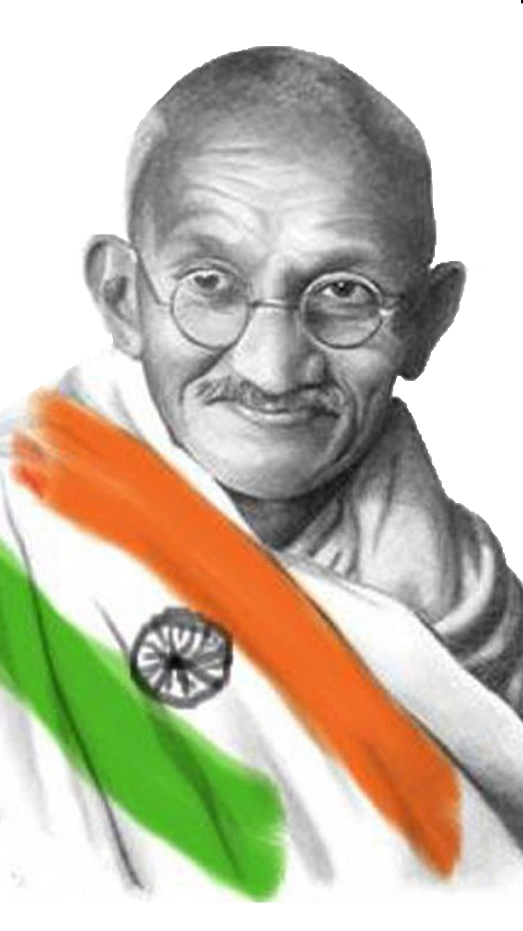 Mahatma Gandhi 투명한 이미지