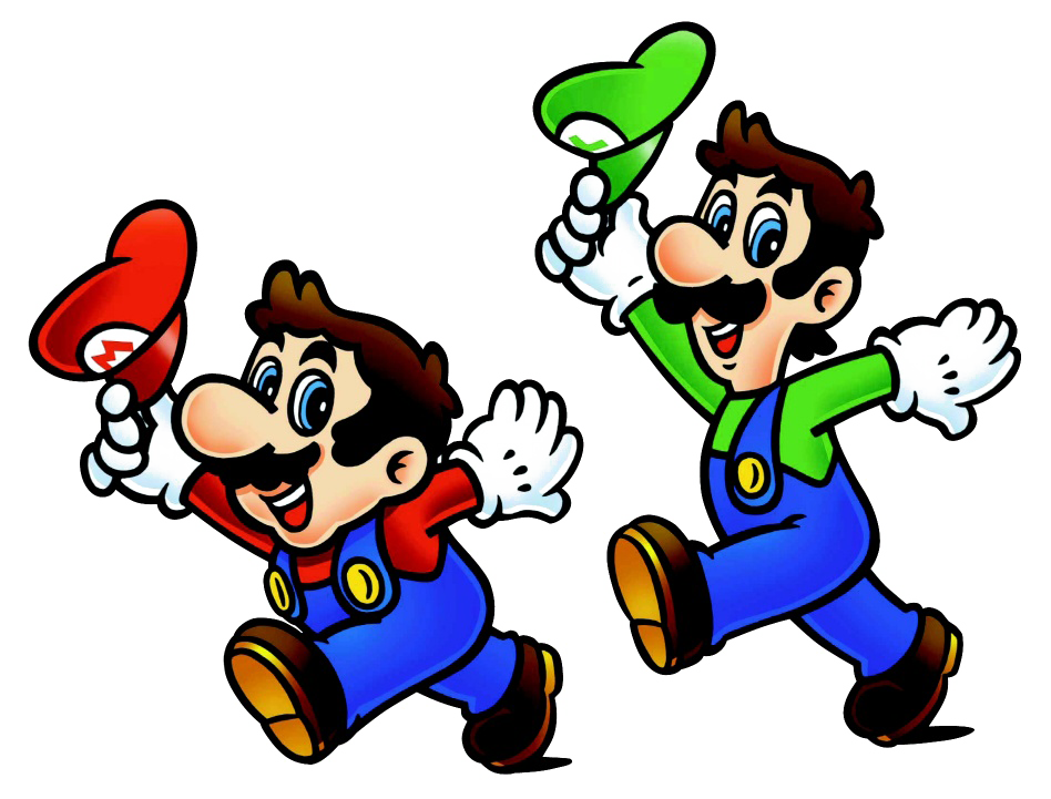 Mario и Luigi PNG изображения фон