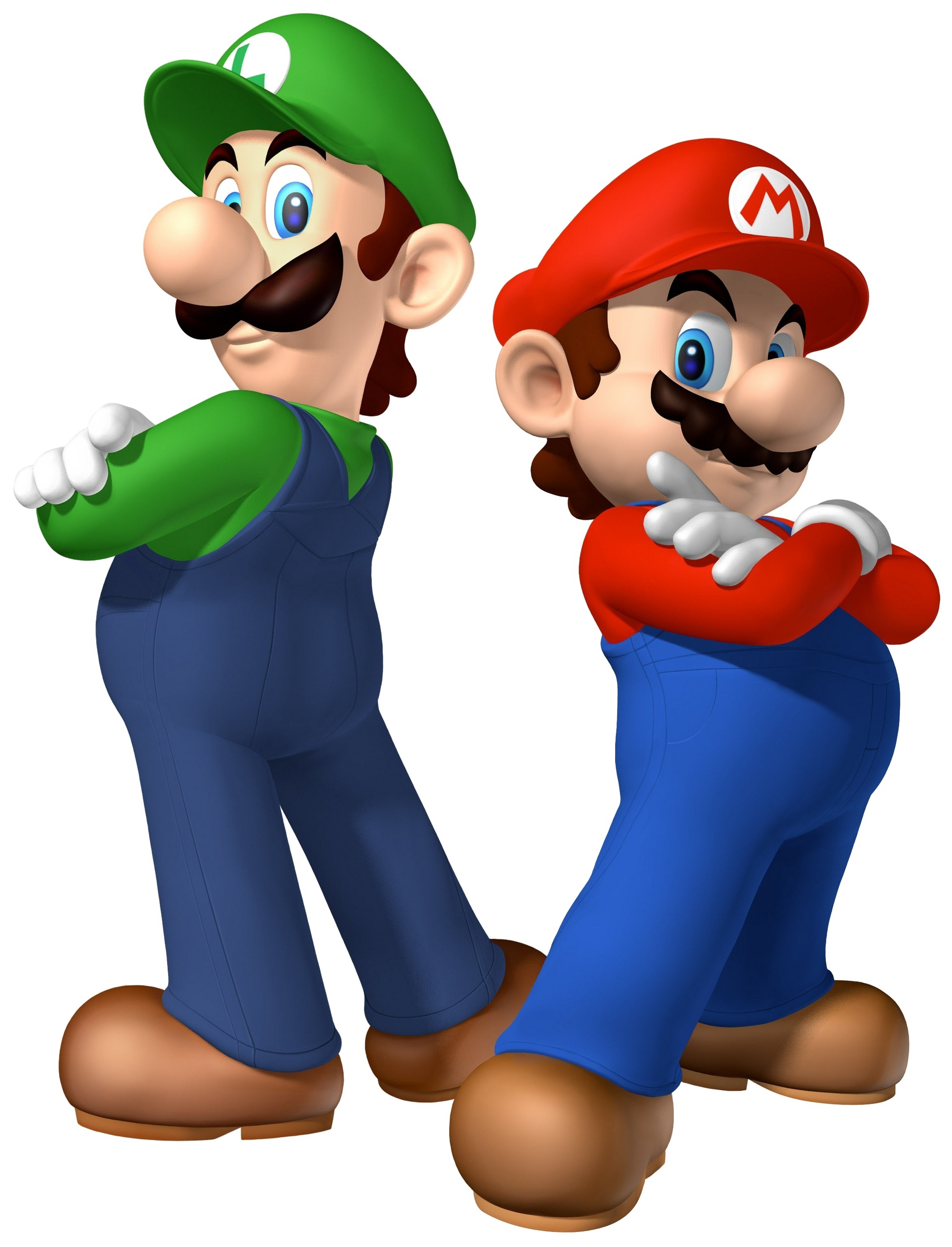 Immagine PNG Mario e Luigi Trasparente