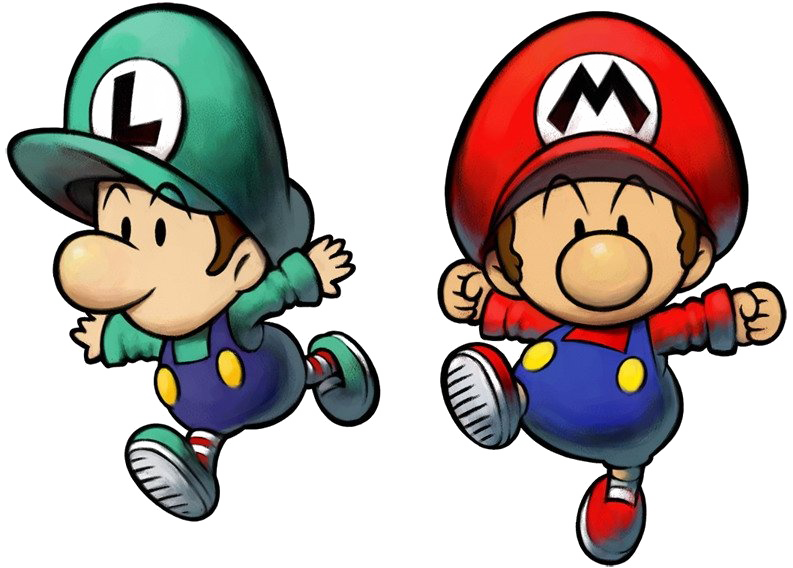 Mario e Luigi PNG Pic