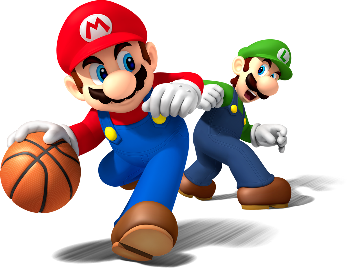 Mario и Luigi прозрачные изображения
