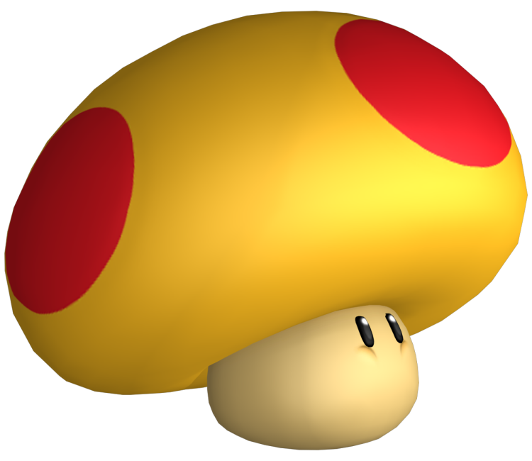 Mario Mushroom PNG Image Background