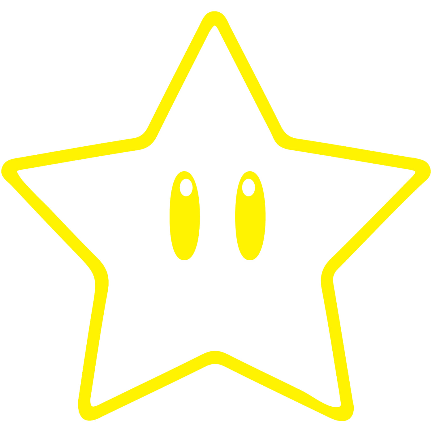 Mario Star PNG High-Quality Image