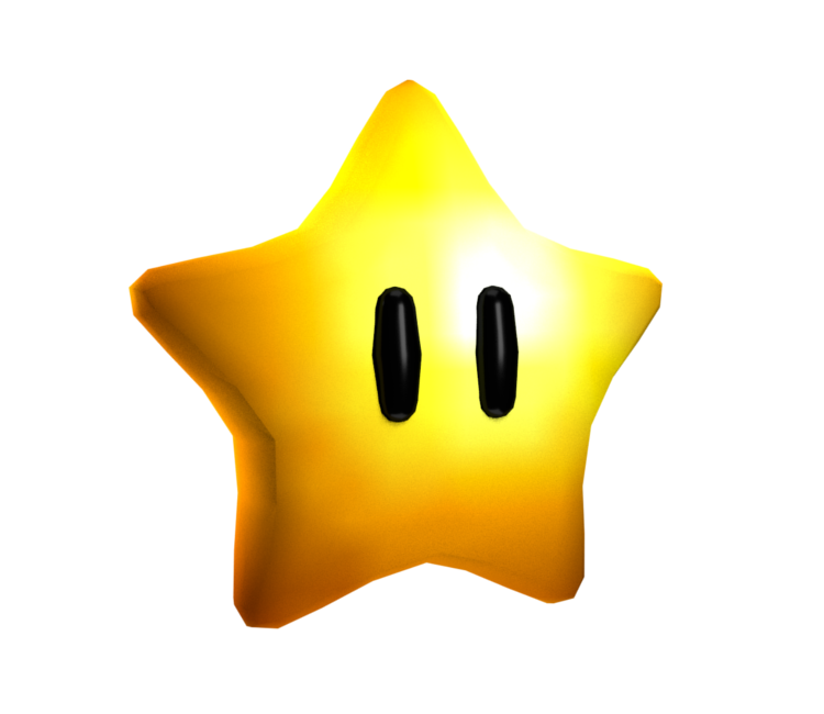 Mario Star PNG Image Background