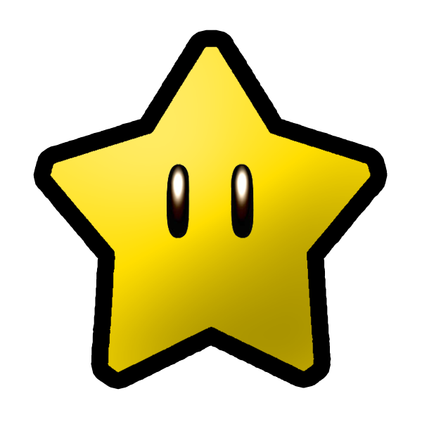 Mario Star Transparent Background PNG