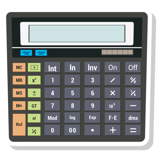 Kalkulator Matematika PNG Gambar Latar Belakang