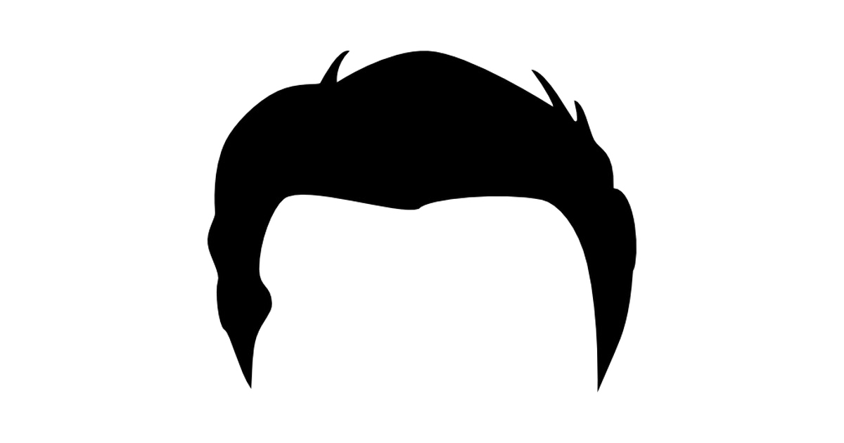 Immagine Trasparente dei capelli degli uomini