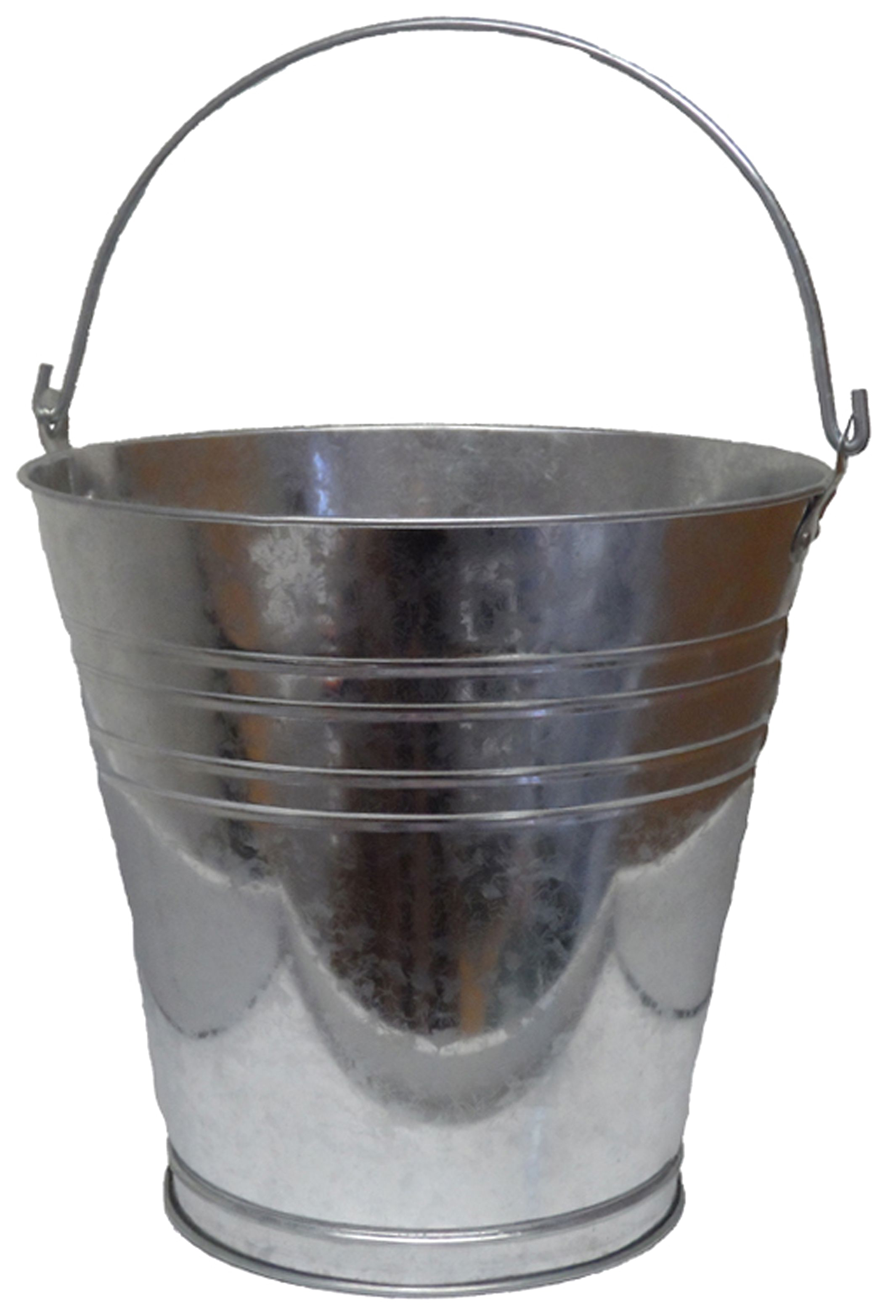 Metal Bucket PNG High-Quality Image