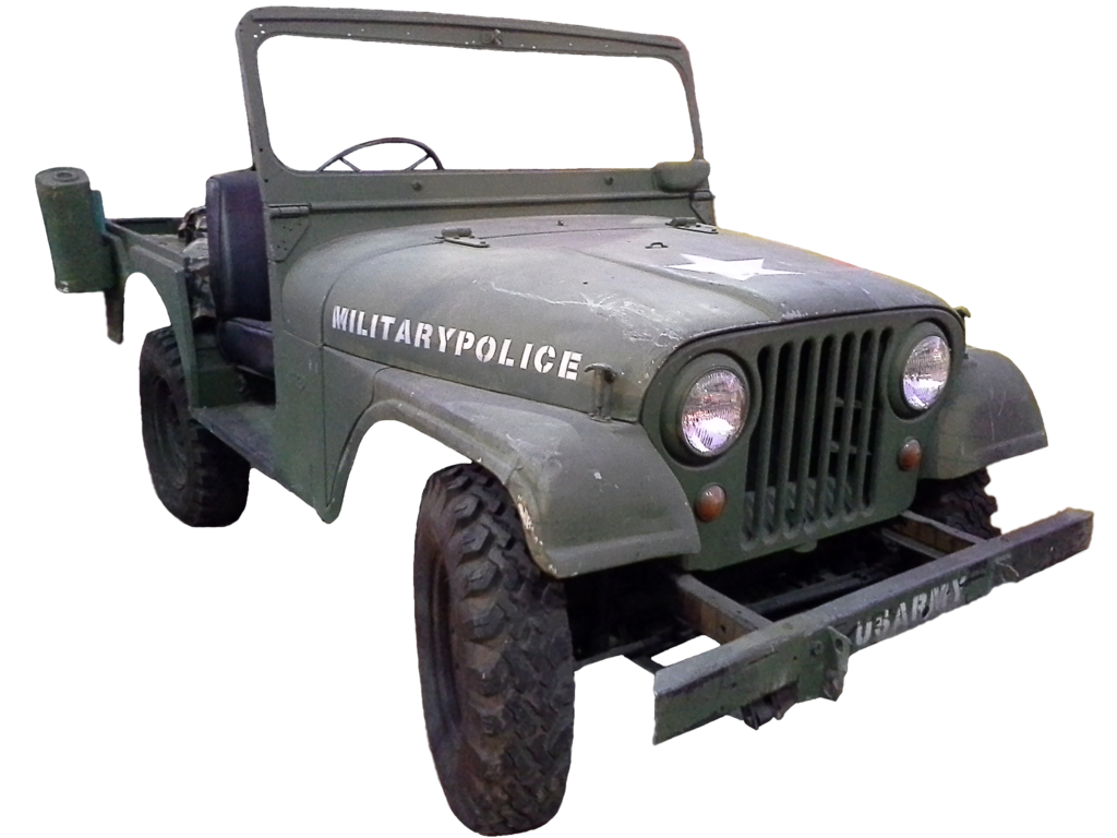 Image de fond de la jeep militaire