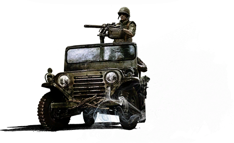 Militaire Jeep PNG-Afbeelding