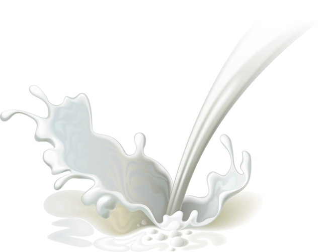Image PNG sans éclaboussure de lait