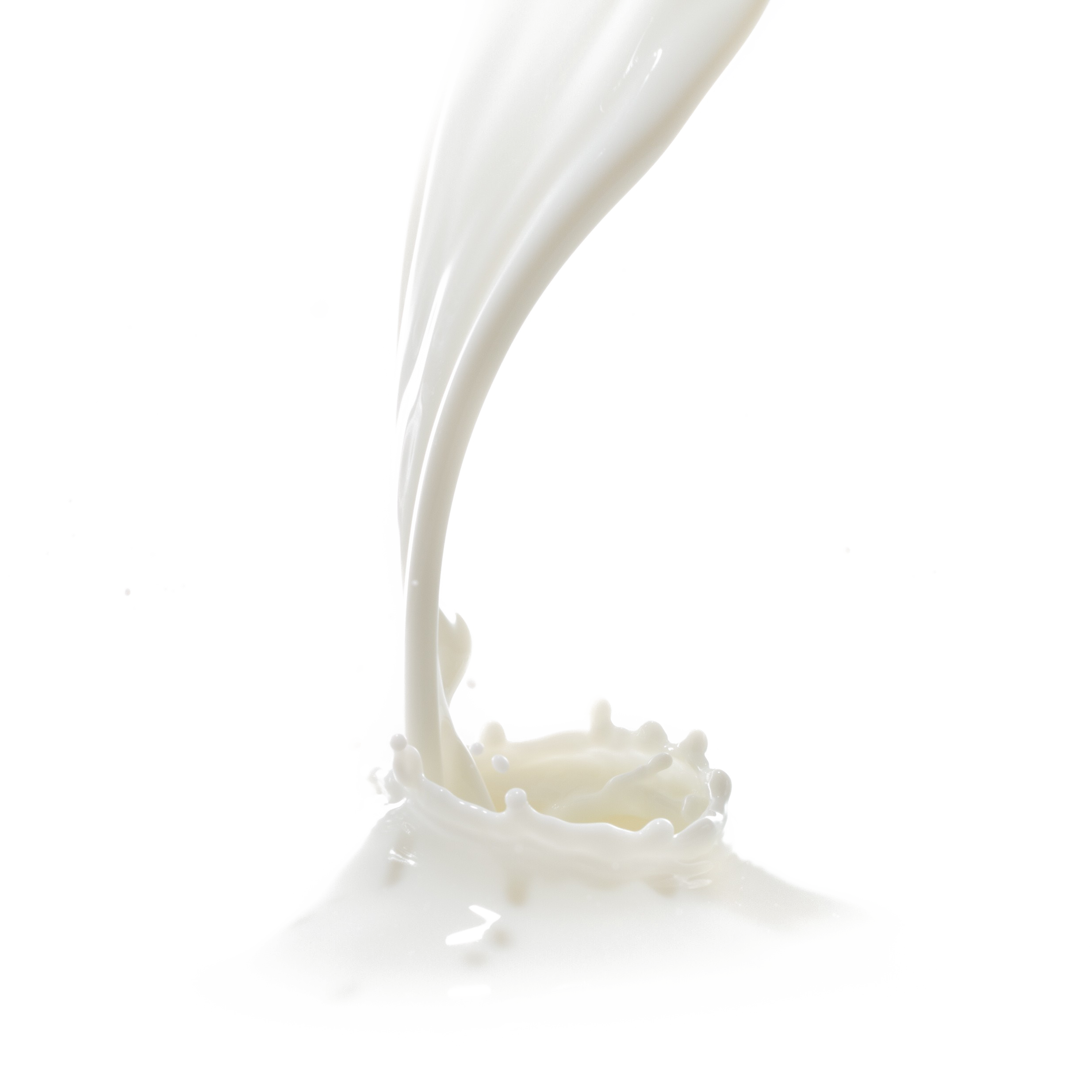 Immagine del PNG splash di latte
