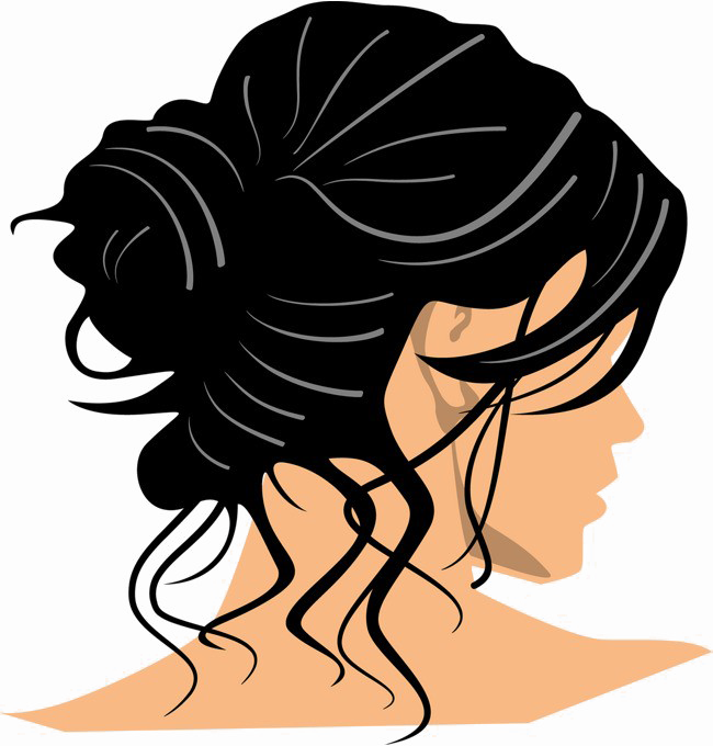 Modern Hair Hairstyle PNG Image