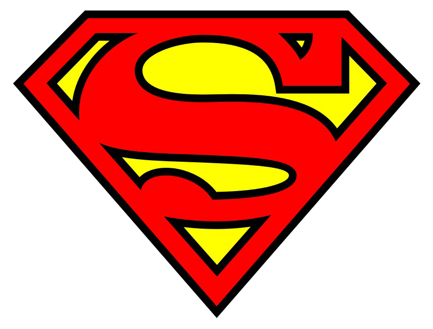 Modern Superman Logo PNG Transparent Image