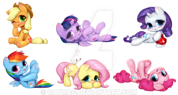 My Little Pony Characters PNG Photo