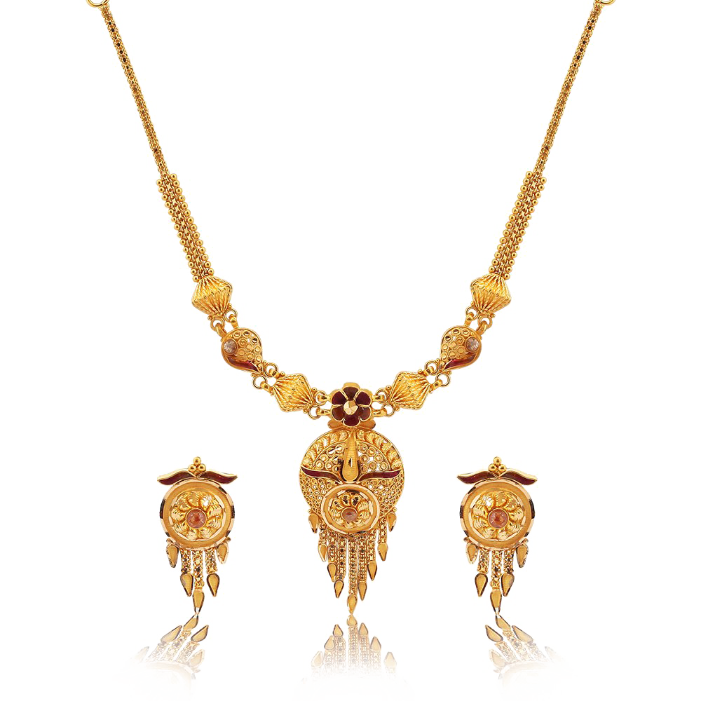 Necklace Jewellery Set PNG Picture