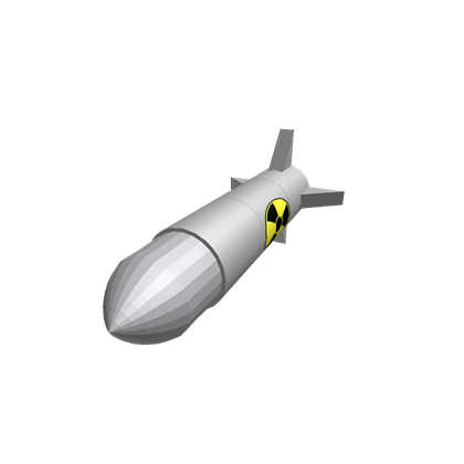 Nuclear Missile Transparent Image