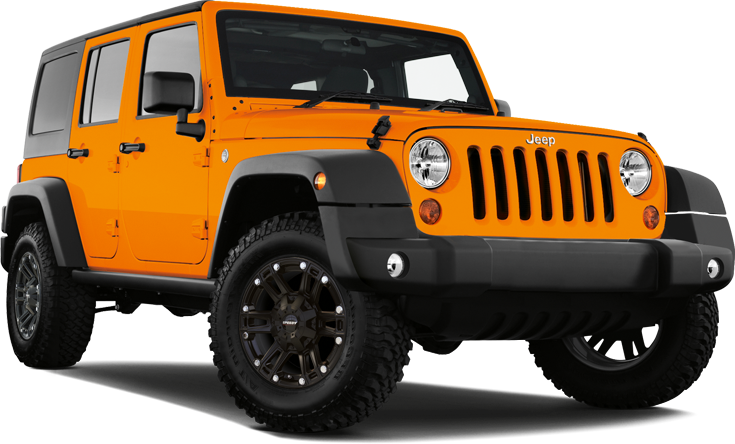 Pic de jeep orange