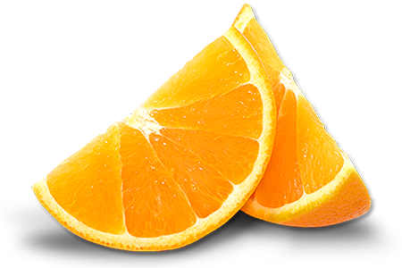 Download gratuito della fetta arancione PNG