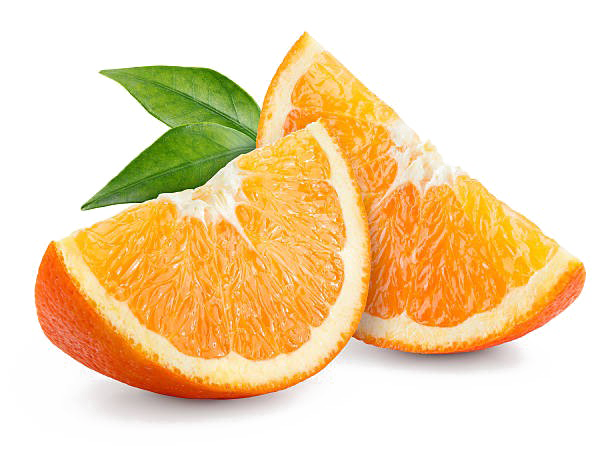 Oranje plak Transparante Afbeelding